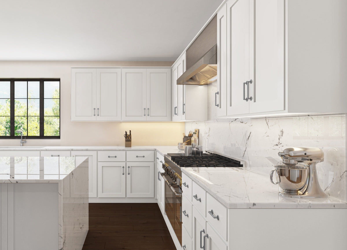 RELIABILT Parkstone 36-in W x 36-in H x 12-in D White Blind Wall Fully Assembled Plywood Cabinet (Shaker Door Style)