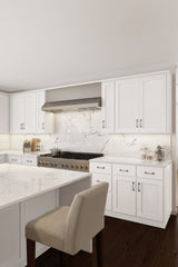 RELIABILT Parkstone 9-in W x 34.5-in H x 24-in D White 1-Drawer Base Fully Assembled Plywood Cabinet (Flat Panel Shaker Style)