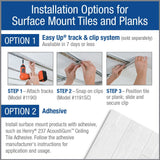 Armstrong Ceilings TinLook Wellington 12-in x 12-in Surface-Mount Acoustic Ceiling Tiles, White, 40-Pack (40 sq ft)