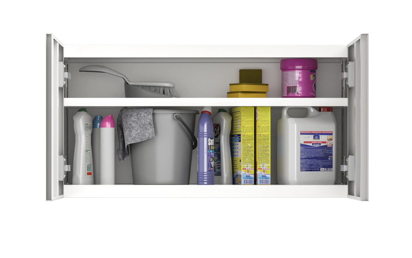 Everest 36-in W x 18-in H Steel Cloud White Wall-mount Utility Storage Cabinet