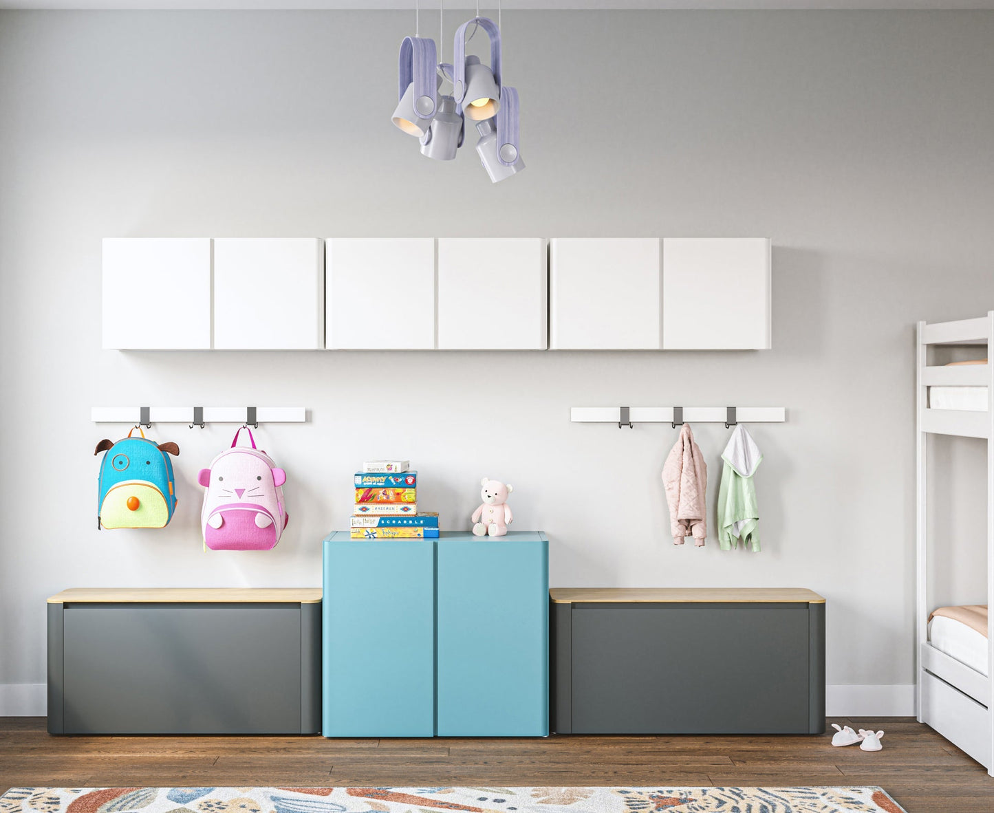 Everest 36-in W x 18-in H Steel Cloud White Wall-mount Utility Storage Cabinet