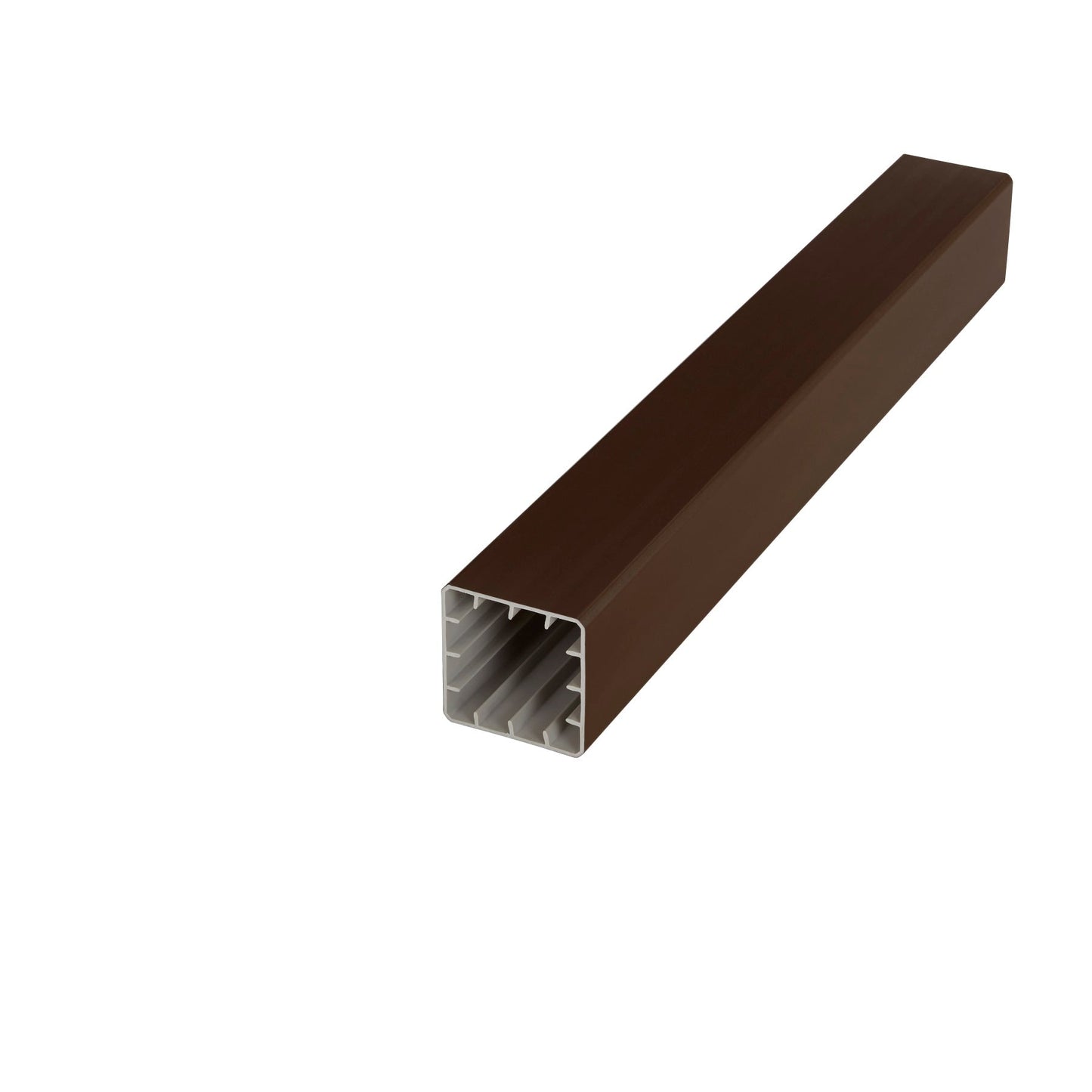Fiberon 5.1-in x 5.1-in x 3-1/4-ft Simply Brown Composite Deck Post Sleeve