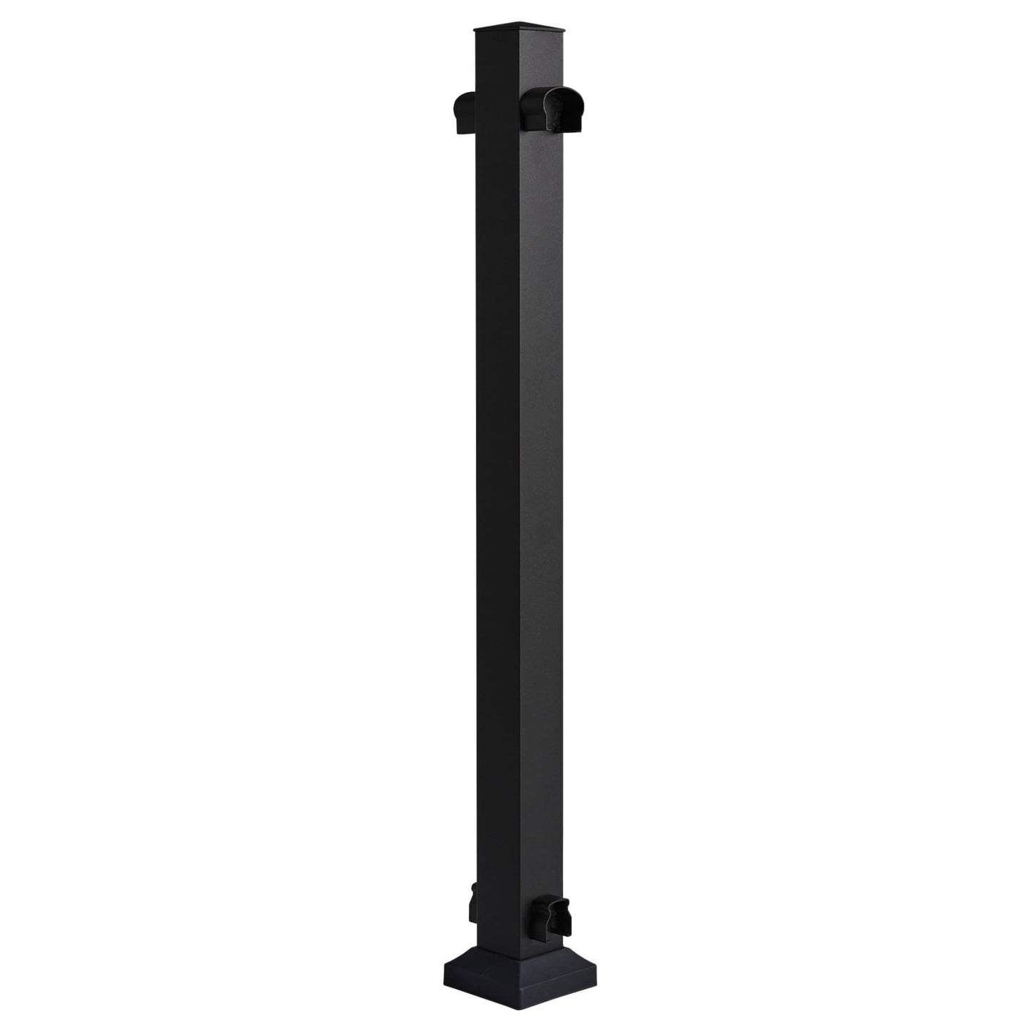 Fiberon CitySide Matte Black Aluminum Deck Line Post