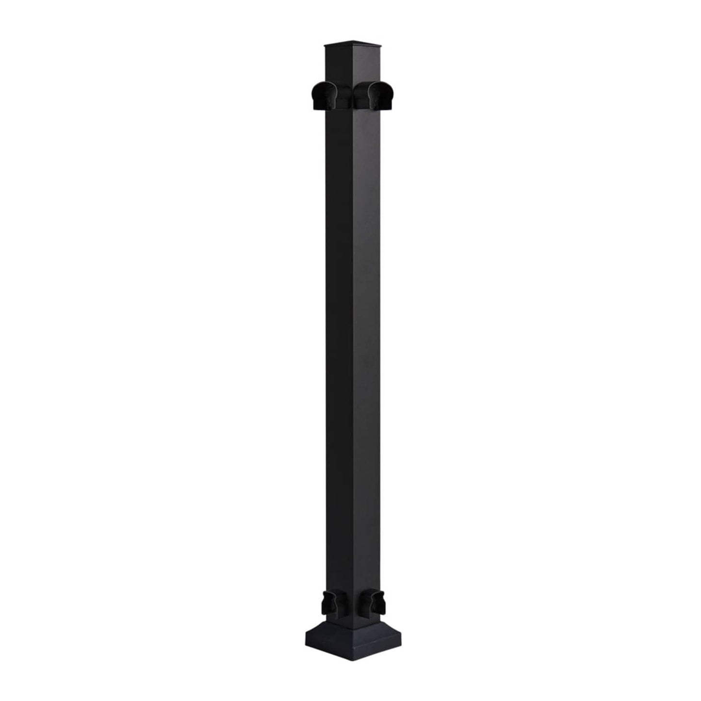 Fiberon CitySide Matte Black Aluminum Deck Corner Post