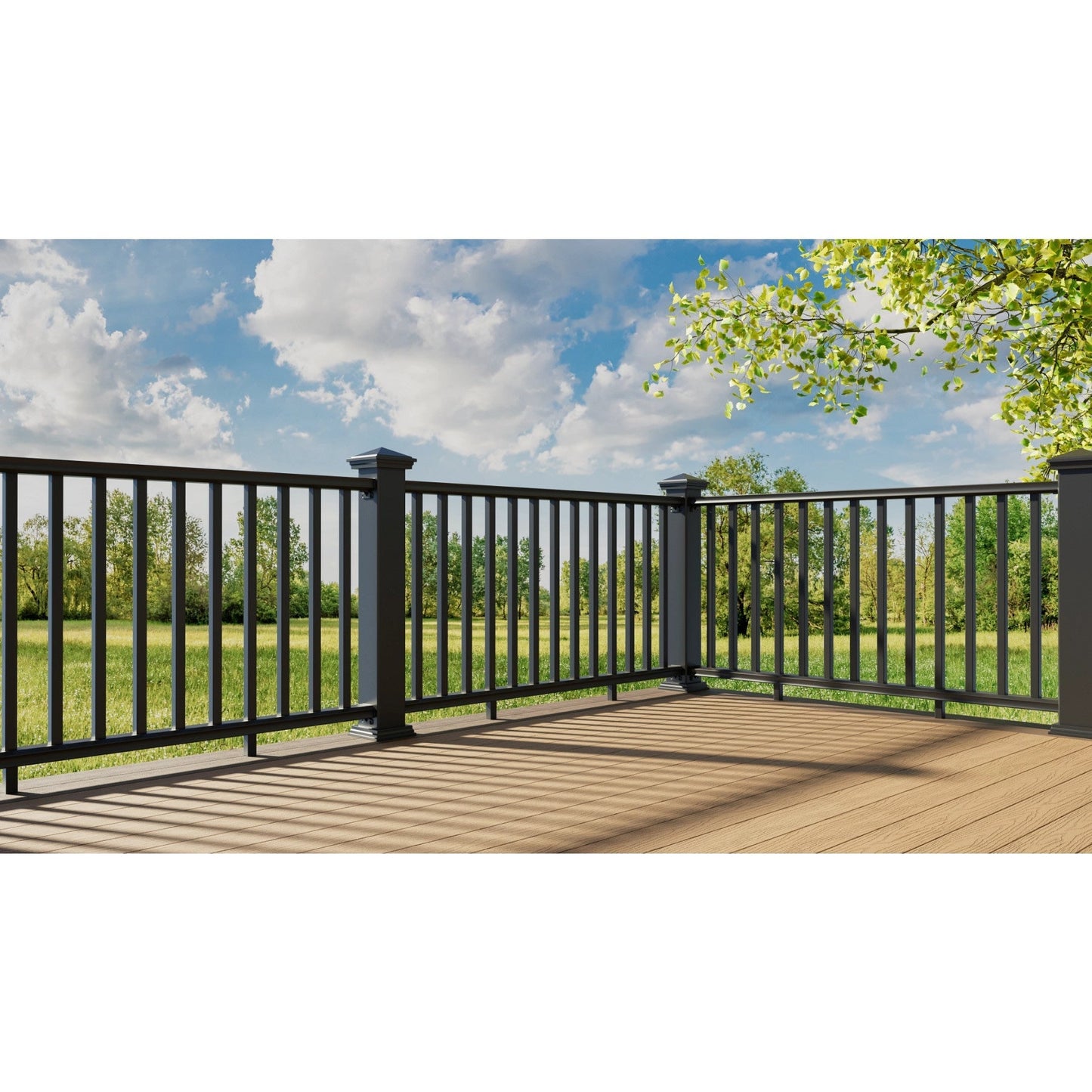 Fiberon Brio 3-ft x 36-in PVC Deck Rail Kit