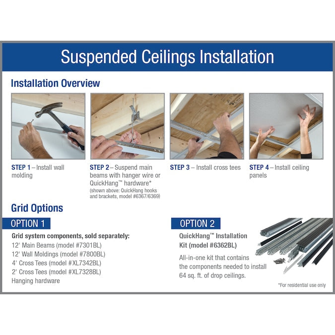 Armstrong Ceilings 2-ft x 2-ft Easy Elegance Black PVC Drop Ceiling Tile (10-Pack, 40-sq ft / Case)