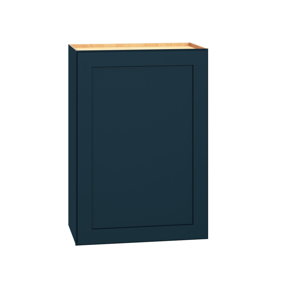 Diamond Express Jamestown 21-in W x 30-in H x 12-in D Regatta Blue Wall Fully Assembled Plywood Cabinet (Recessed Panel Shaker Door Style)