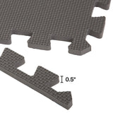 Stalwart 0.5-in W x 24-in L x 0.5-in T Interlocking Foam Gym Floor Tile (72-sq ft) (18-Pack)