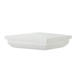 RELIABILT White Plastic Deck Post Cap
