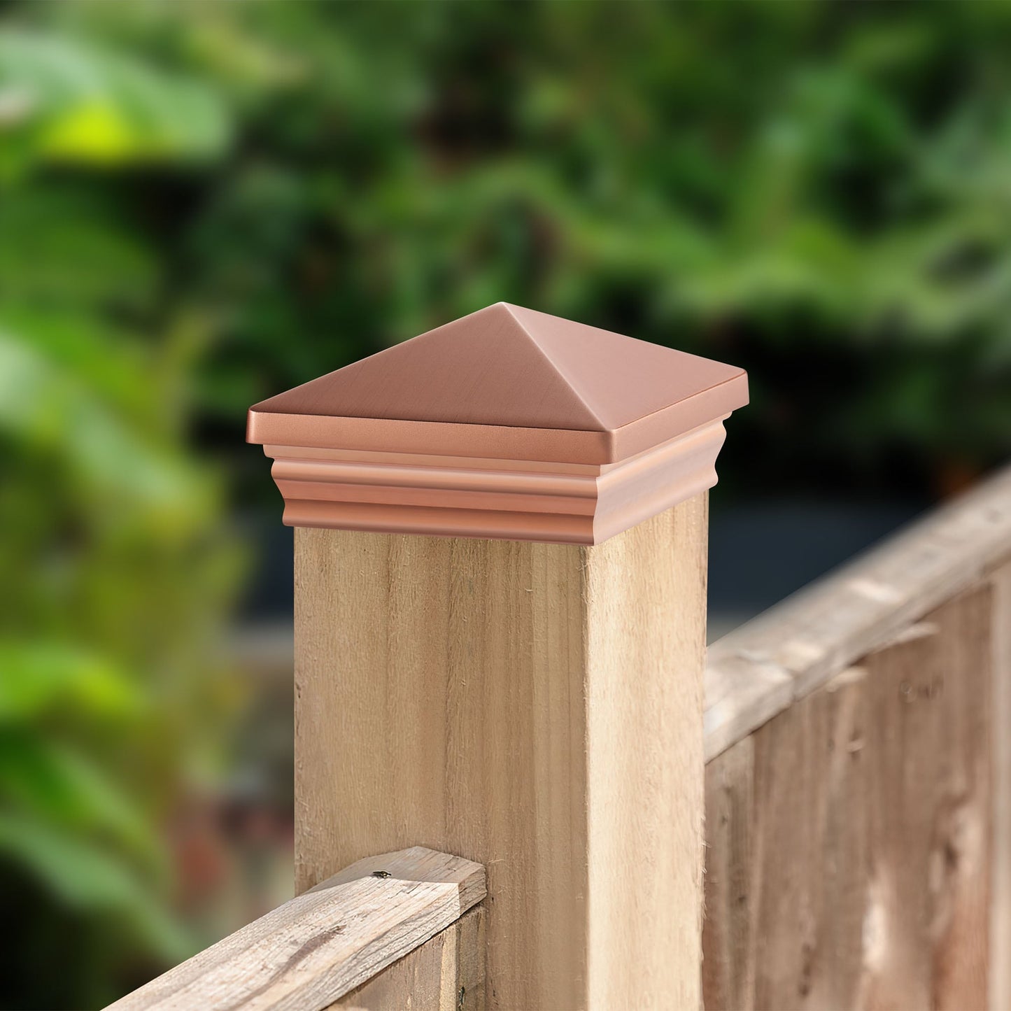 RELIABILT 4-in x 4-in Copper Metal Deck Post Cap
