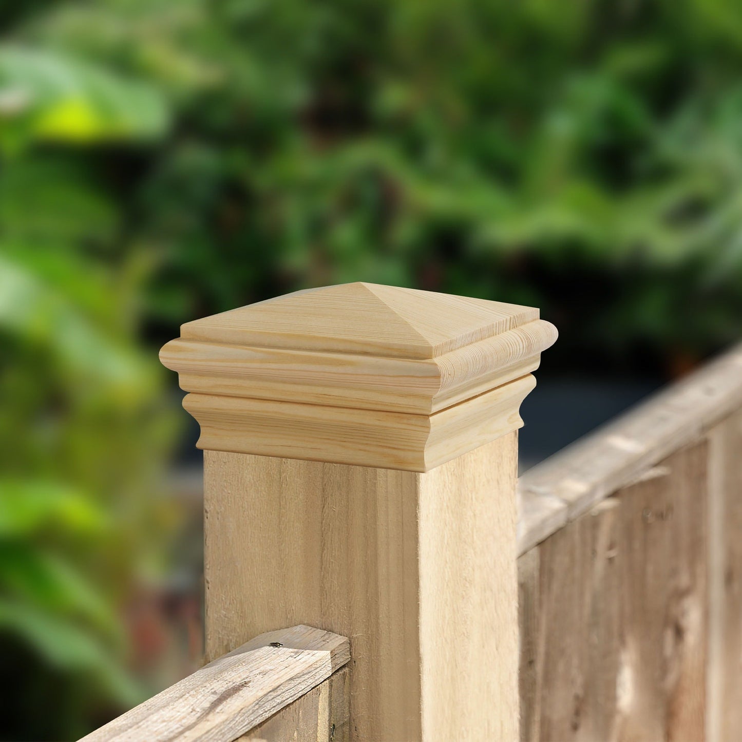 RELIABILT 4-in x 4-in Wood Cedar Deck Post Cap