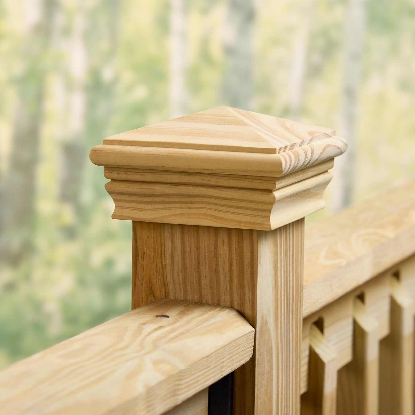 RELIABILT 4-in x 4-in Wood Pine Deck Post Cap