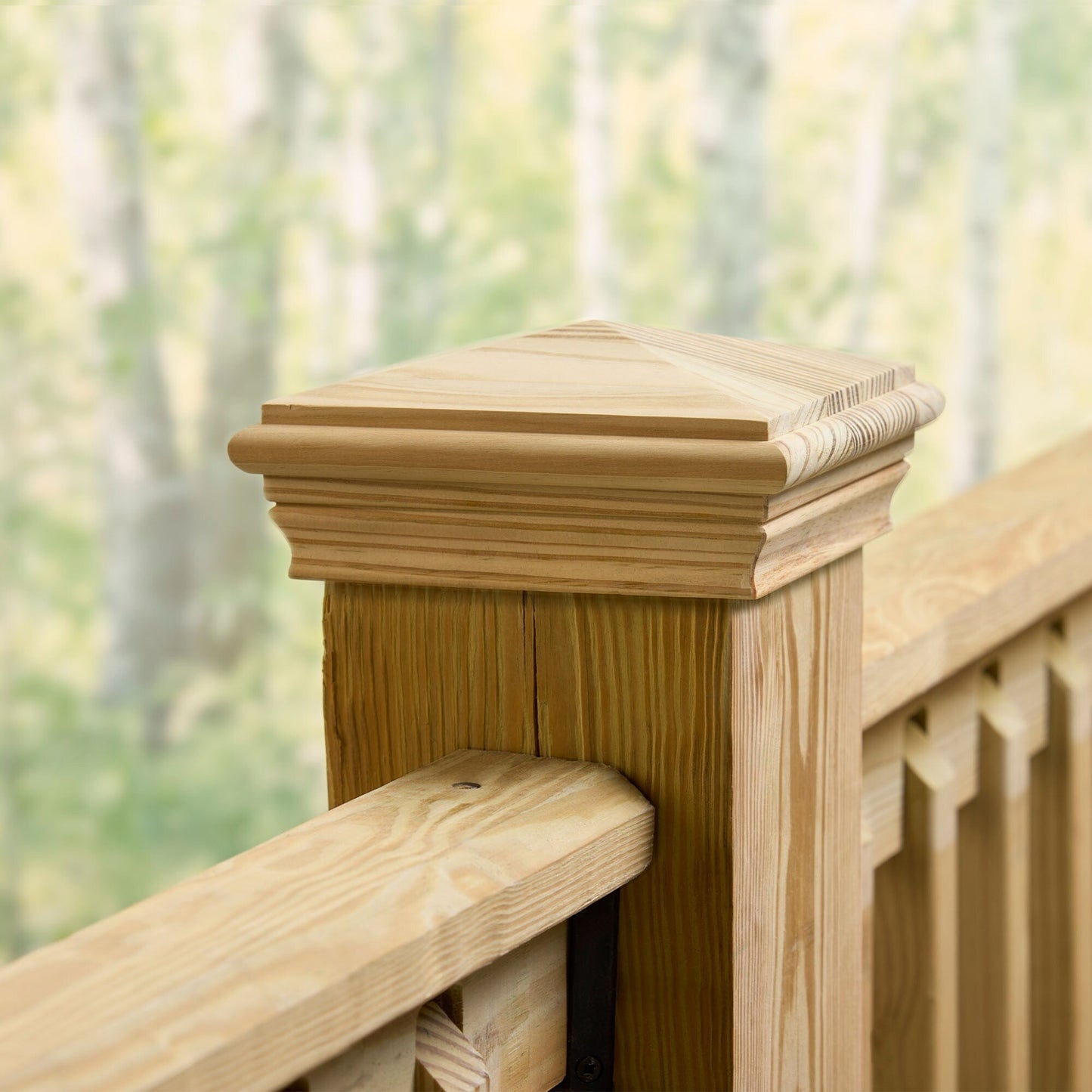 RELIABILT 6-in x 6-in Wood Pine Deck Post Cap