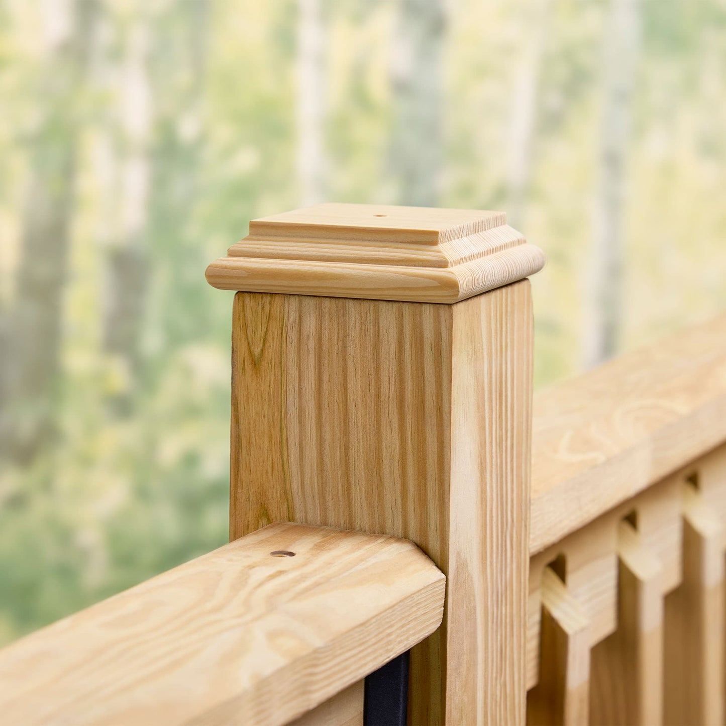 RELIABILT 4-in x 4-in Wood Cedar Deck Post Cap