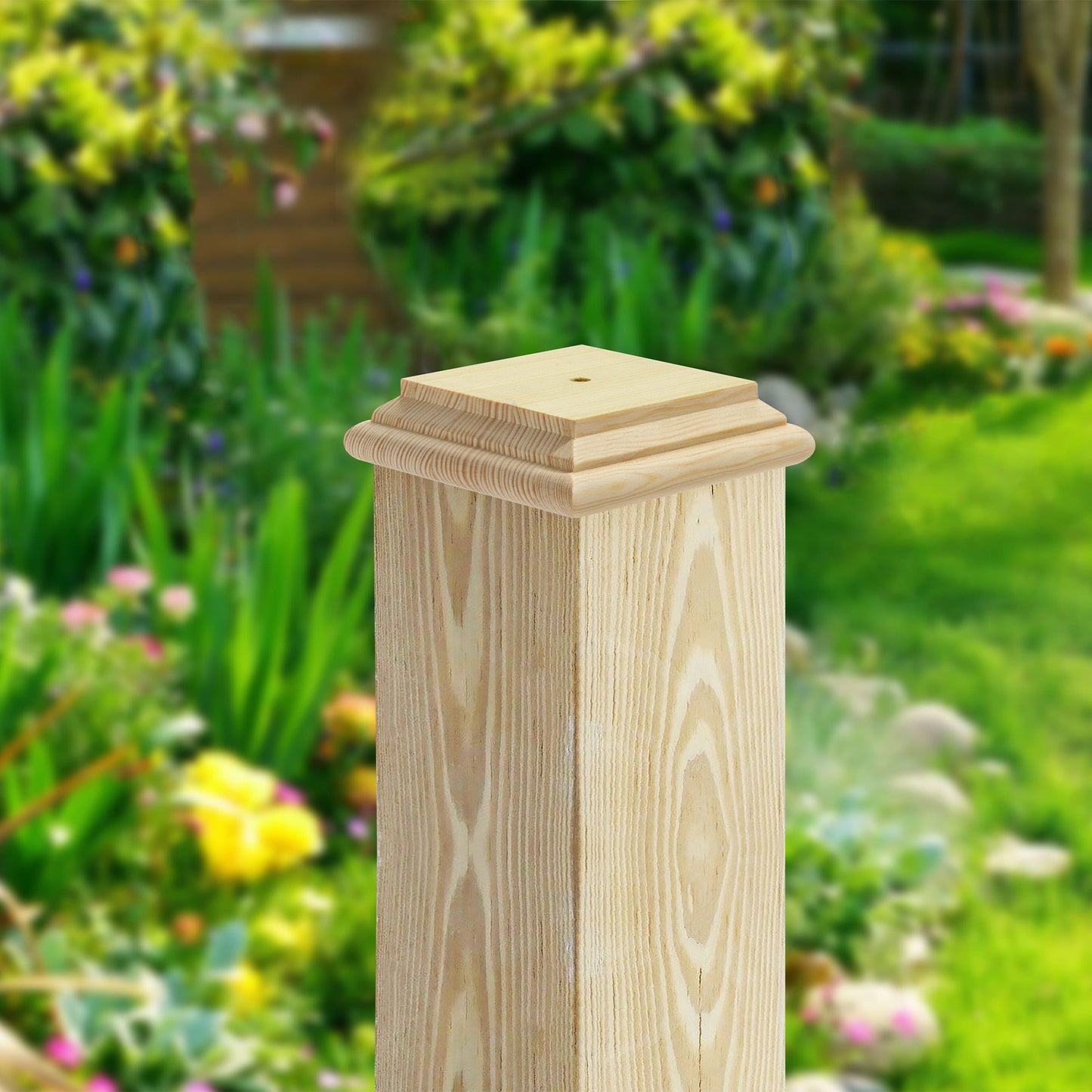 RELIABILT 4-in x 4-in Wood Cedar Deck Post Cap