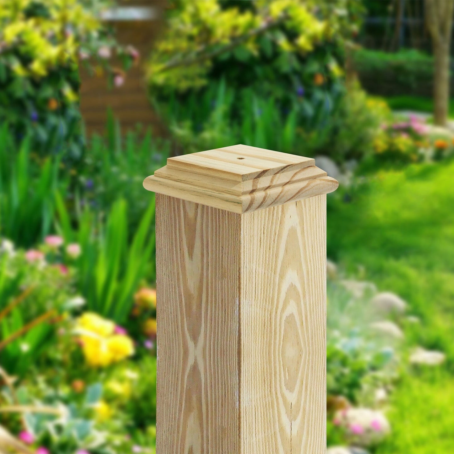 RELIABILT 4-in x 4-in Wood Pine Deck Post Cap
