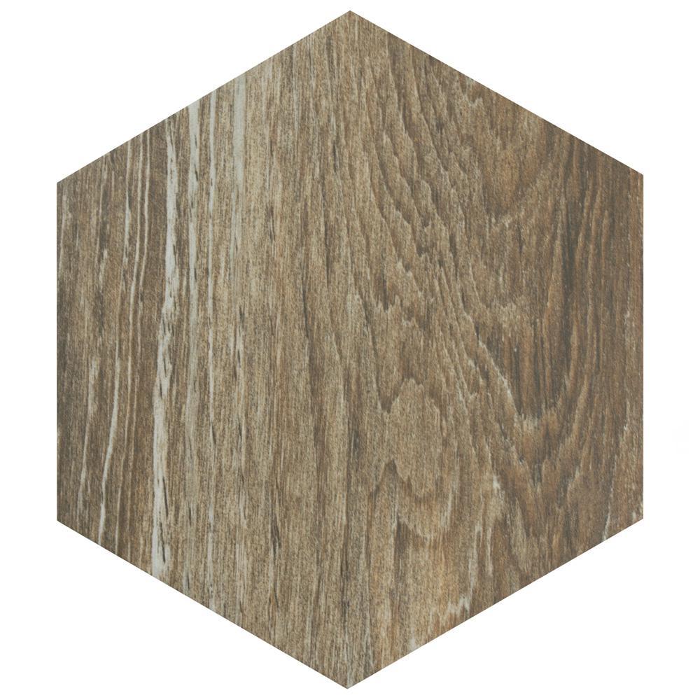 Gaugin Hex Catan Shadow 8-5/8 in. x 9-7/8 in. Porcelain Floor and Wall Tile (11.56 sq. ft. / case)
