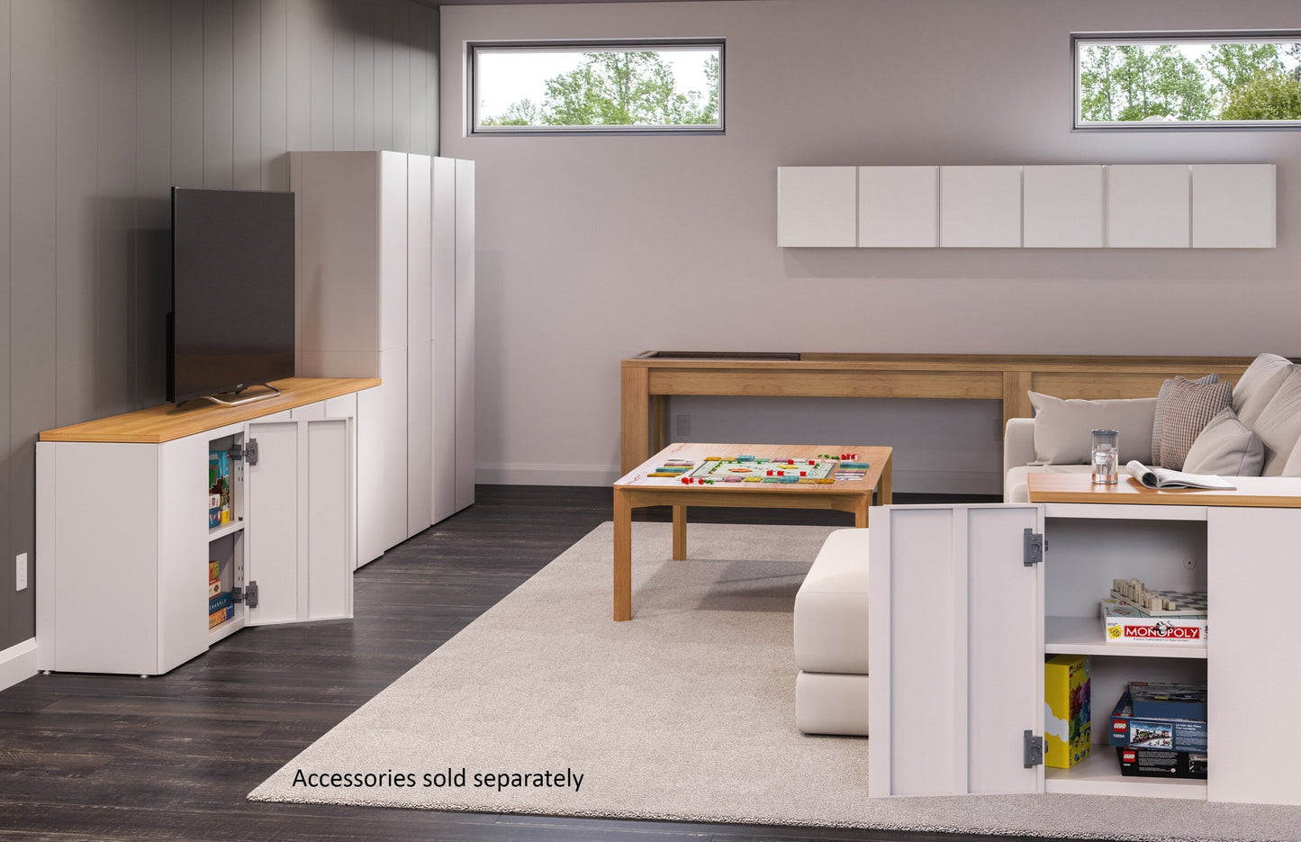 Everest 36-in W x 31-in H Steel Cloud White Freestanding Utility Storage Cabinet