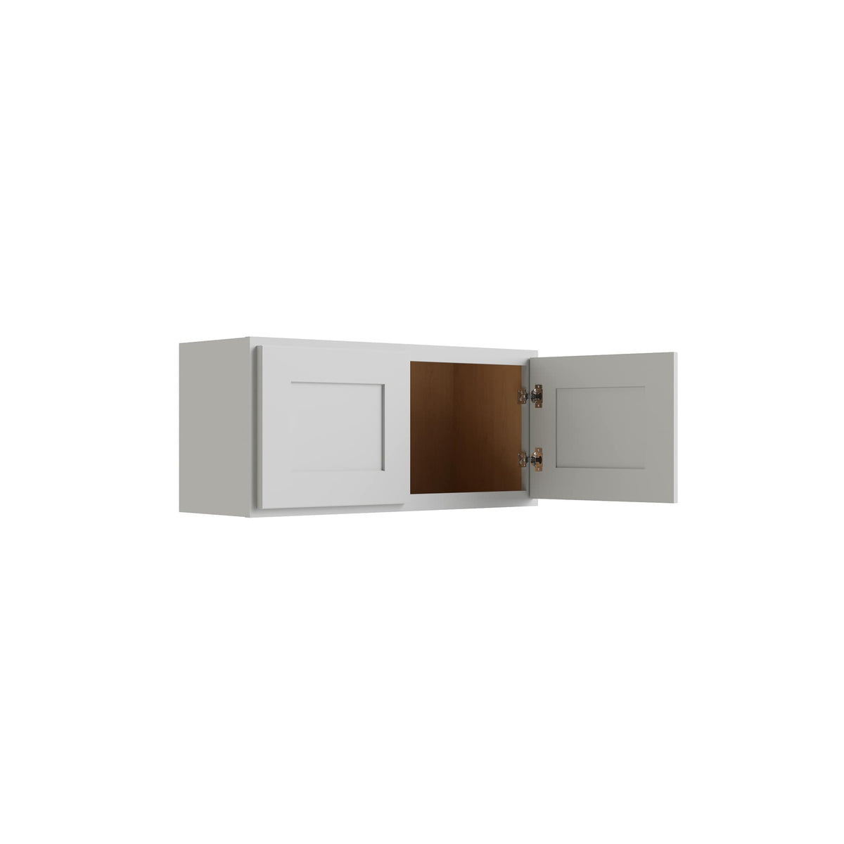 RELIABILT Parkstone 30-in W x 12-in H x 12-in D Grey Wall Fully Assembled Plywood Cabinet (Shaker Door Style)
