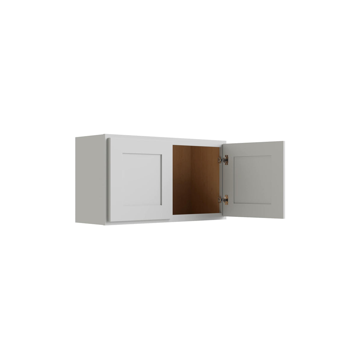 RELIABILT Parkstone 30-in W x 18-in H x 12-in D Grey Wall Fully Assembled Plywood Cabinet (Shaker Door Style)