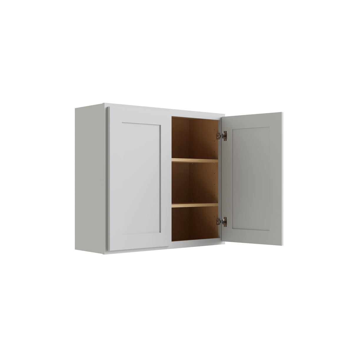 RELIABILT 27-in W x 30-in H x 12-in D Grey Wall Fully Assembled Plywood Cabinet (Shaker Door Style)