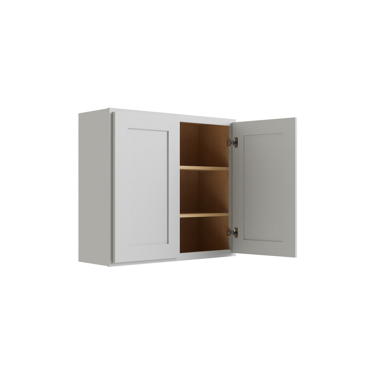 RELIABILT Parkstone 33-in W x 30-in H x 12-in D Grey Wall Fully Assembled Plywood Cabinet (Shaker Door Style)
