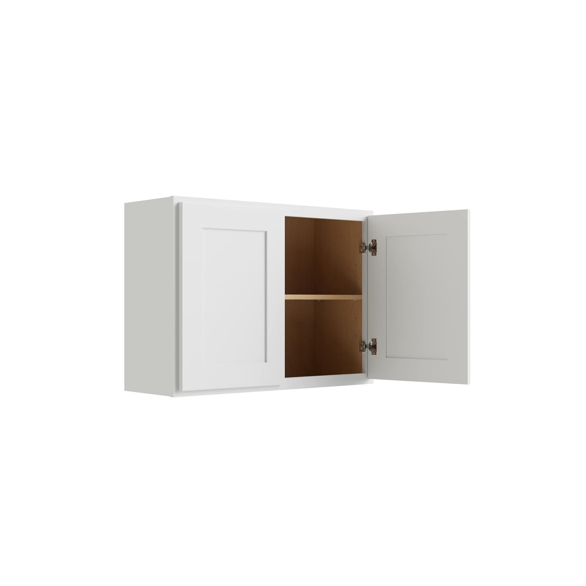 RELIABILT Parkstone 27-in W x 24-in H x 12-in D White Wall Fully Assembled Plywood Cabinet (Shaker Door Style)