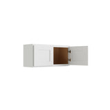 RELIABILT Parkstone 30-in W x 15-in H x 12-in D White Wall Fully Assembled Plywood Cabinet (Shaker Door Style)