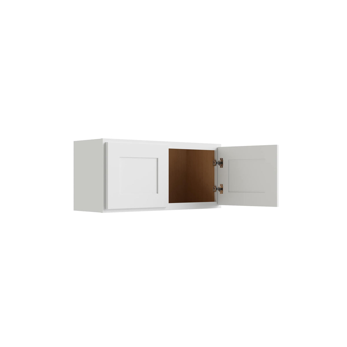 RELIABILT Parkstone 33-in W x 15-in H x 12-in D White Wall Fully Assembled Plywood Cabinet (Shaker Door Style)