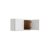 RELIABILT Parkstone 27-in W x 18-in H x 12-in D White Wall Fully Assembled Plywood Cabinet (Shaker Door Style)