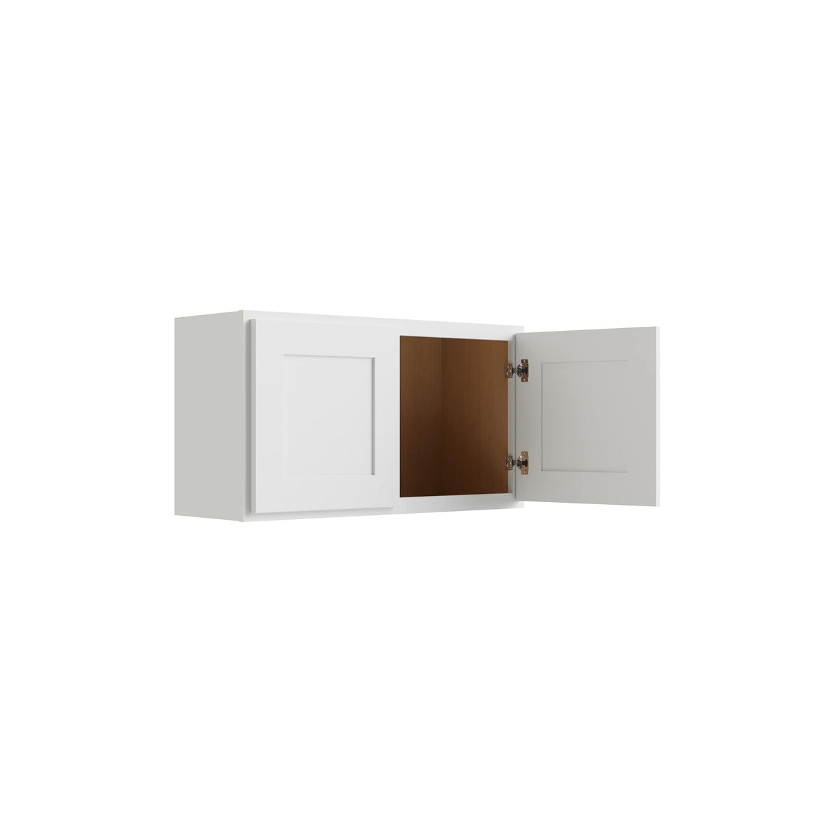 RELIABILT Parkstone 24-in W x 18-in H x 12-in D White Wall Fully Assembled Plywood Cabinet (Shaker Door Style)
