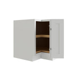 RELIABILT Parkstone 32-in W x 34.5-in H x 24-in D White Lazy Susan Corner Base Fully Assembled Plywood Cabinet (Shaker Style)