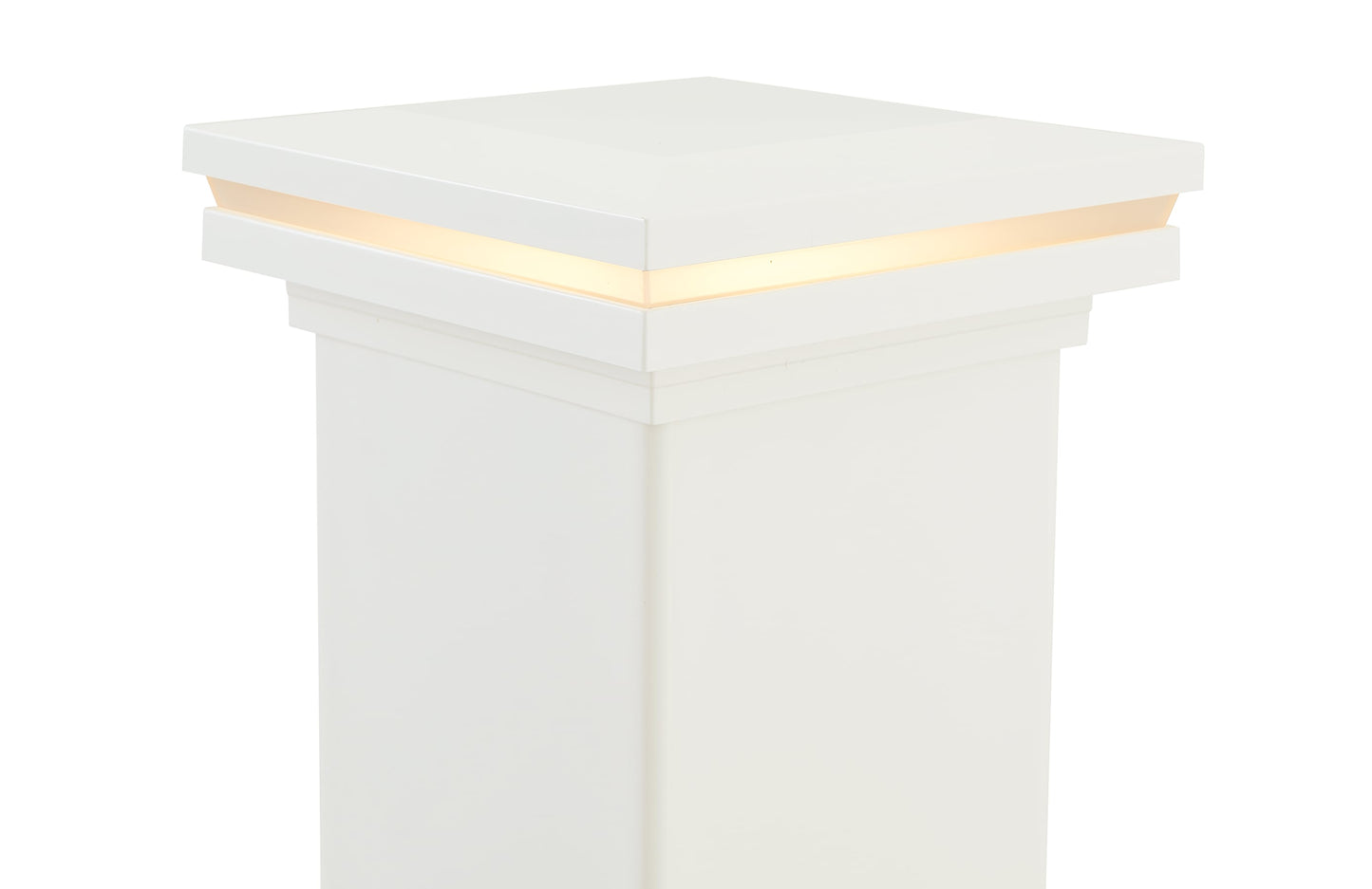 Fiberon 4-in x 4-in 25-Lumen 0.3-Watt Alpine Low Voltage Hardwired LED Outdoor Post Cap Light (3000 K)