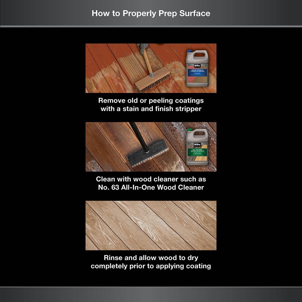 BEHR DECKplus 1 Gal. Natural Clear Transparent Waterproofing Exterior Wood Finish - Super Arbor