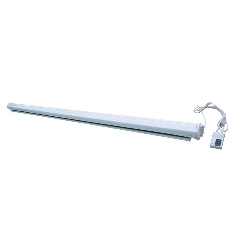 ProHT 120 in. Electric Projection Screen with White Frame - Super Arbor