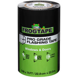 FrogTape Pro Grade Flashing Tape for Windows & Doors, 9-in x 75-ft, Black Acrylic