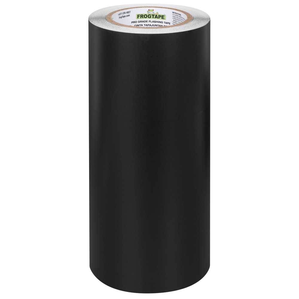 FrogTape Pro Grade Flashing and Waterproofing Tape, 12-in x 50-ft, Black Acrylic Flashing Tape