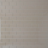 Giorbello Classic Premium Light Taupe 3-in x 6-in Glossy Glass Subway Wall Tile (5-sq. ft/ Carton)