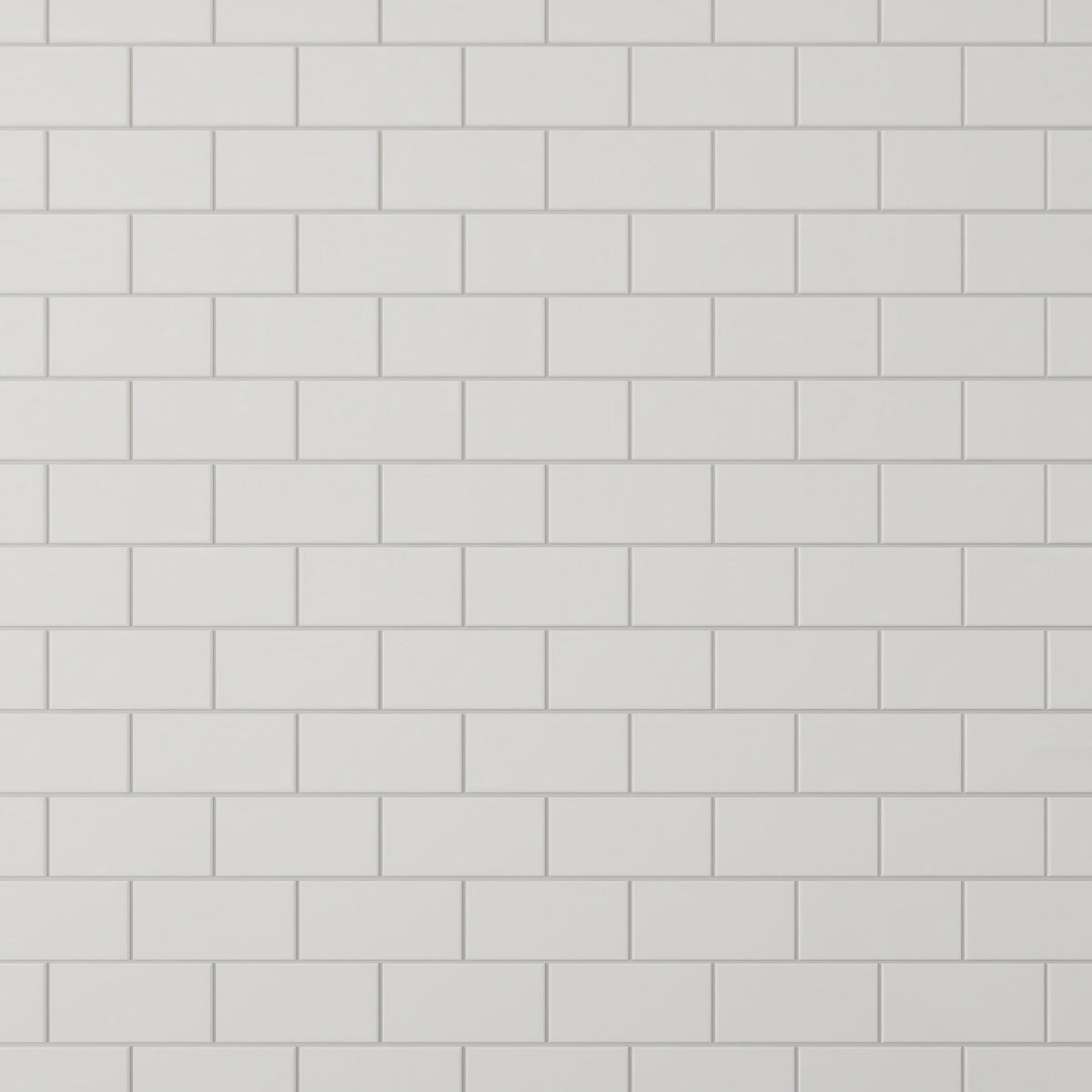 Giorbello Classic Premium Alabaster White 3-in x 6-in Glossy Glass Subway Wall Tile (5-sq. ft/ Carton)