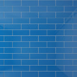 Giorbello Classic Premium Mediterranean Blue 4-in x 12-in Glossy Glass Subway Wall Tile (5-sq. ft/ Carton)