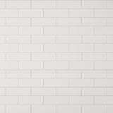 Giorbello Classic Premium Alabaster White 4-in x 12-in Glossy Glass Subway Wall Tile (5-sq. ft/ Carton)