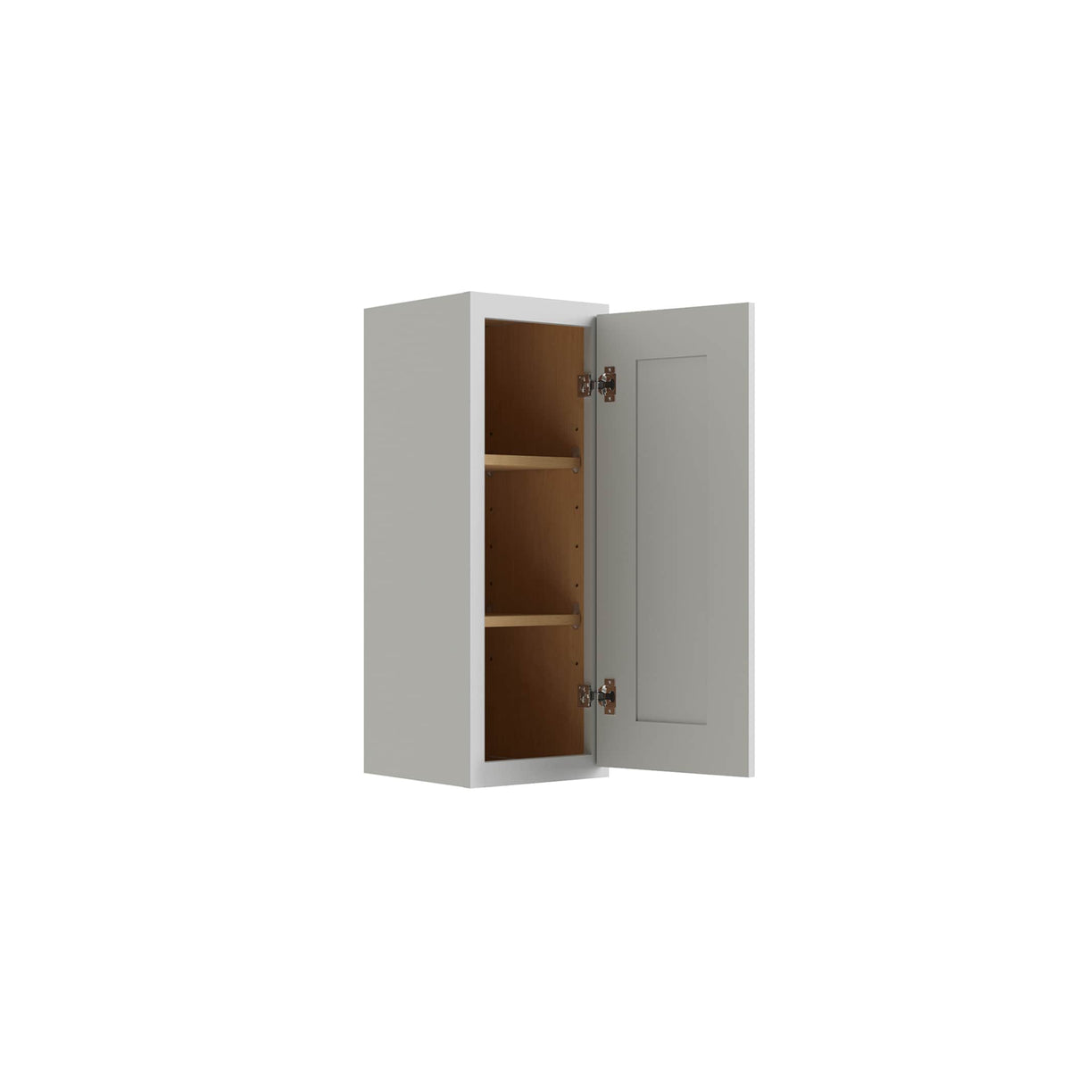 RELIABILT Parkstone 18-in W x 30-in H x 12-in D Grey Wall Fully Assembled Plywood Cabinet (Shaker Door Style)