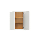RELIABILT Parkstone 23.875-in W x 30-in H x 12-in D White Diagonal Wall Fully Assembled Plywood Cabinet (Shaker Door Style)