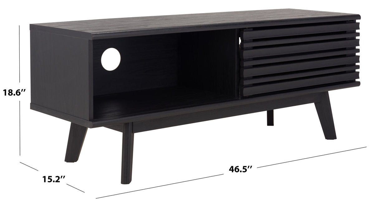 Safavieh Aurelio Black Casual Mdf Media Cabinet