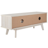 Safavieh Aurelio Bleached White Casual Mdf Media Cabinet