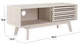 Safavieh Aurelio Bleached White Casual Mdf Media Cabinet