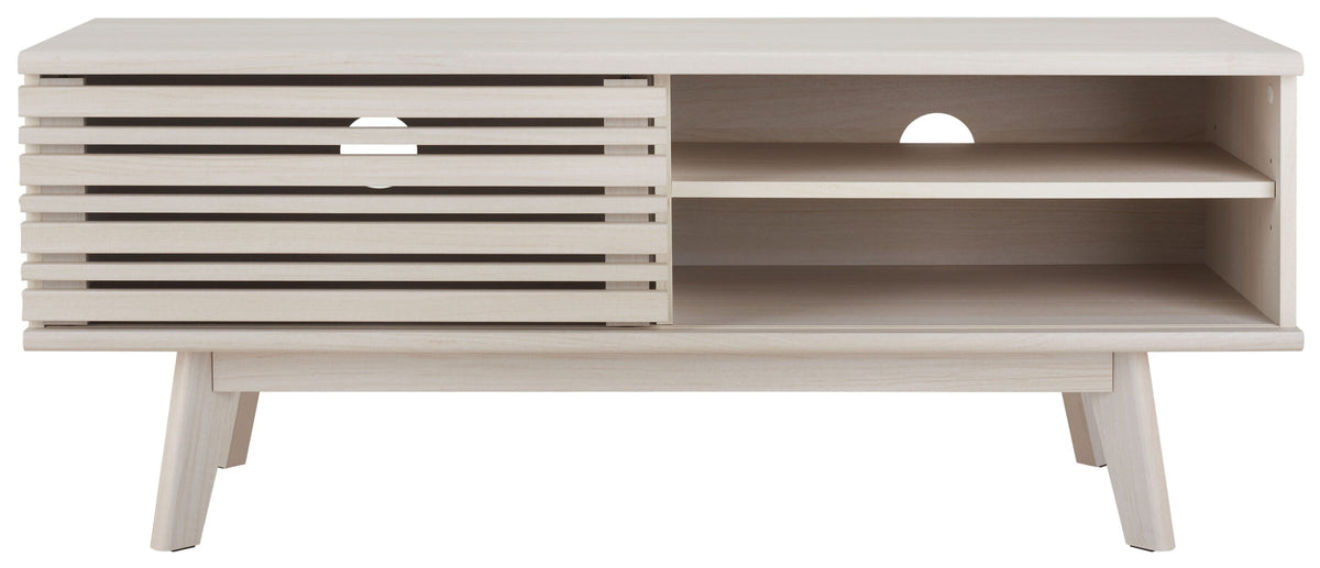 Safavieh Aurelio Bleached White Casual Mdf Media Cabinet