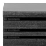 Safavieh Aurelio Distressed Black Casual Mdf Media Cabinet