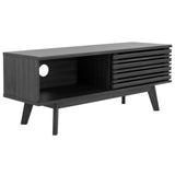 Safavieh Aurelio Distressed Black Casual Mdf Media Cabinet