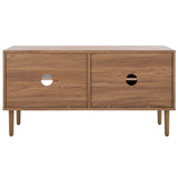 Safavieh Claude Oak Coastal Mdf Media Cabinet